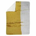 Begin Home Decor 60 x 80 in. Golden Stripe-Sherpa Fleece Blanket 5545-6080-AB80